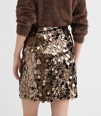 Sequin Mini Skirt