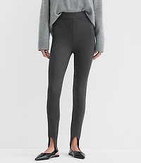 Petite Stirrup Leggings Heathered Ponte