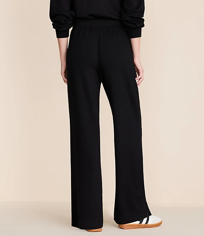 Lou & Grey Scubasoft Side Slit Straight Leg Pants