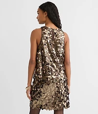 Sequin Sleeveless Top
