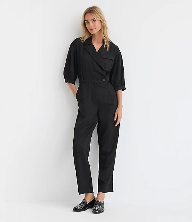 Lapel Jumpsuit