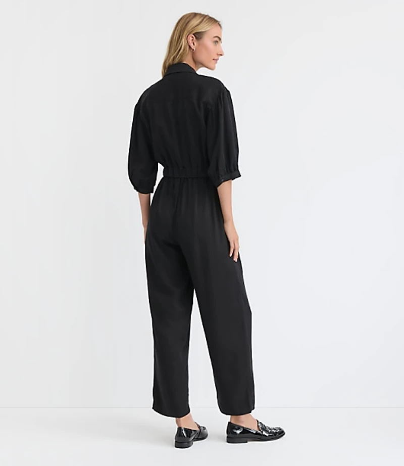 Lapel Jumpsuit