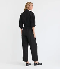 Lapel Jumpsuit