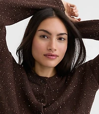 Sequin Sweater Jacket
