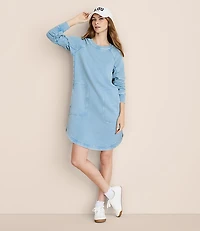 Lou & Grey Raglan Mini Pocket Dress