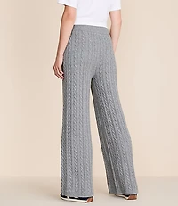 Lou & Grey Cable Sweater Wide Leg Pants