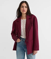 Fringe Lapel Jacket