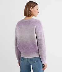 Petite Spacedye Textured Sweater