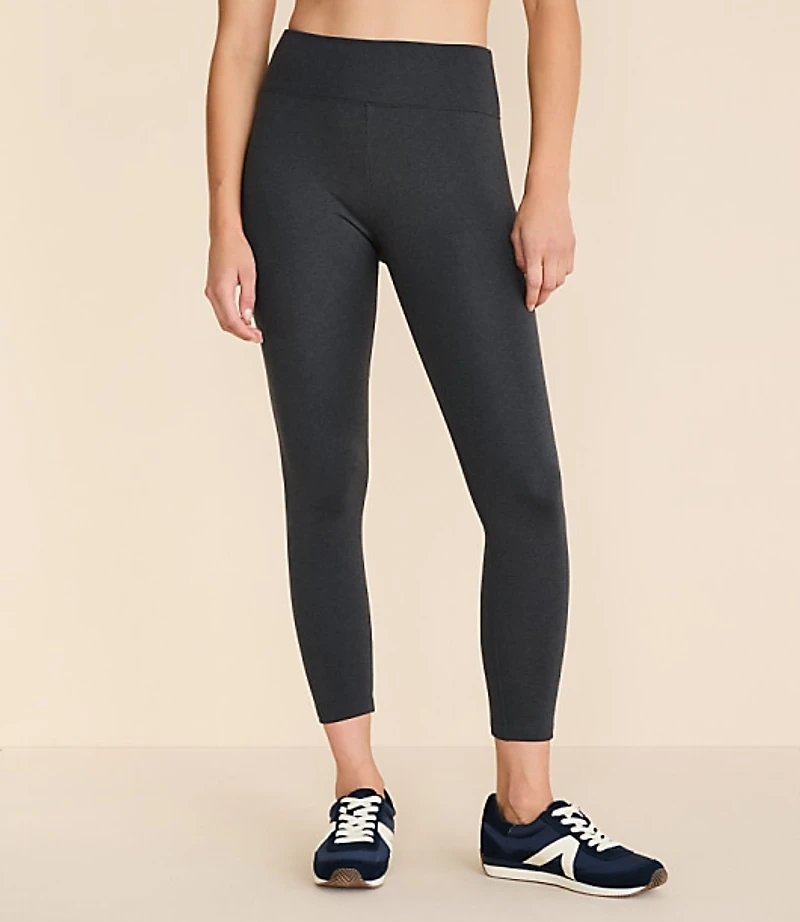 Petite Lou & Grey Heathered Cozy Fleece Back Leggings
