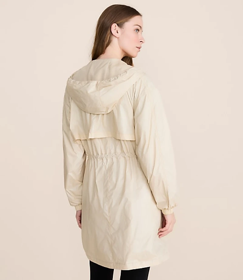 Lou & Grey Water Repellent Long Windbreaker