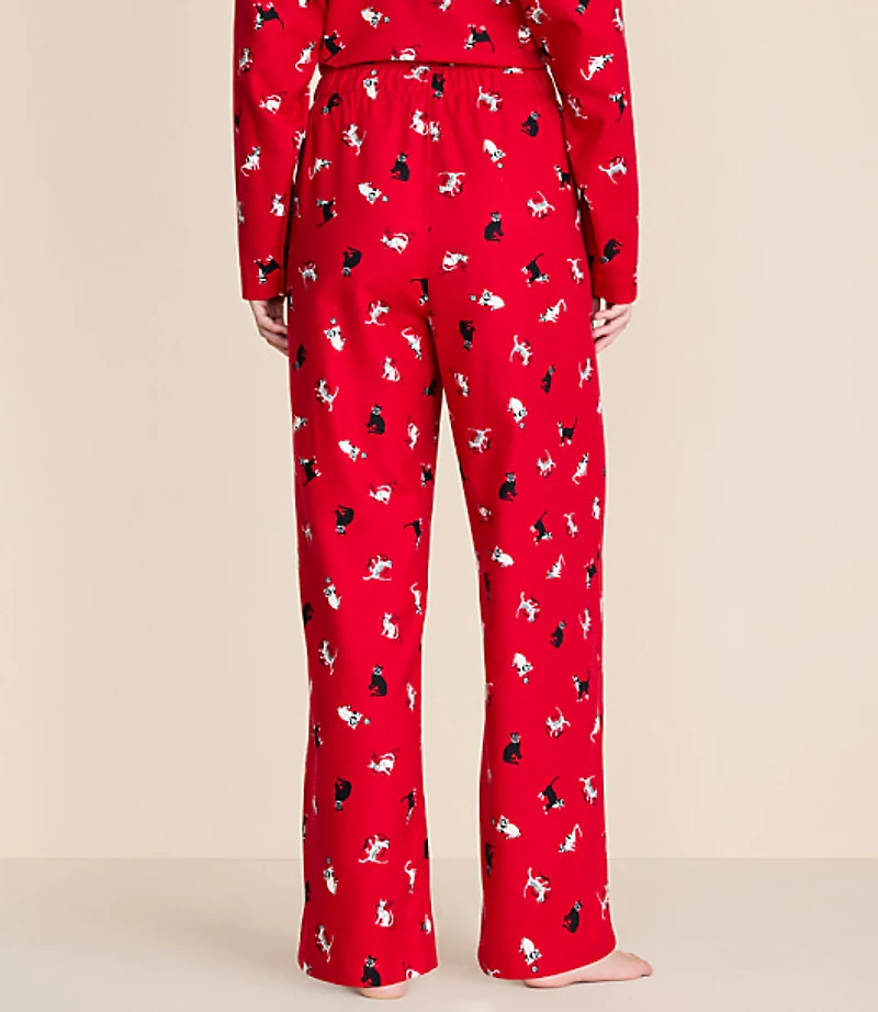 Holiday Kitten Pajama Pants