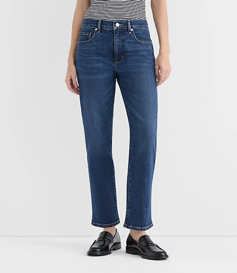 Rivete Mid Rise Slim Jeans Muse Wash