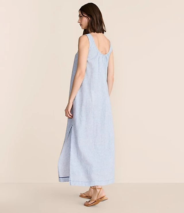 Lou & Grey Linen Cotton Scoop Neck Mini Pocket Dress | Hawthorn Mall Lou & Grey Linen Cotton Scoop Neck Mini Pocket Dress | Hawthorn Mall