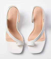 LOFT Versa Asymmetrical Leather Kitten Heels