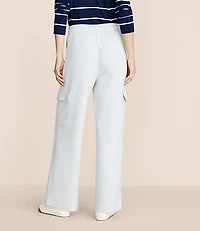 Petite Lou & Grey Heathered Scubasoft Straight Leg Cargo Pants