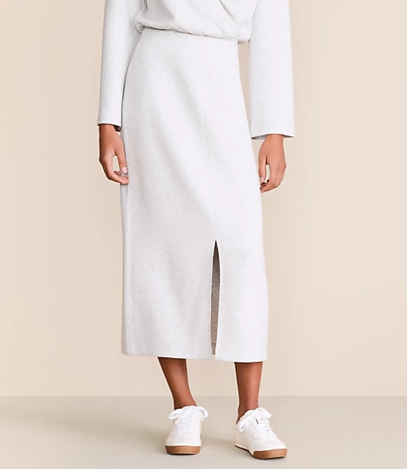 Lou & Grey Heathered Scubasoft Maxi Skirt