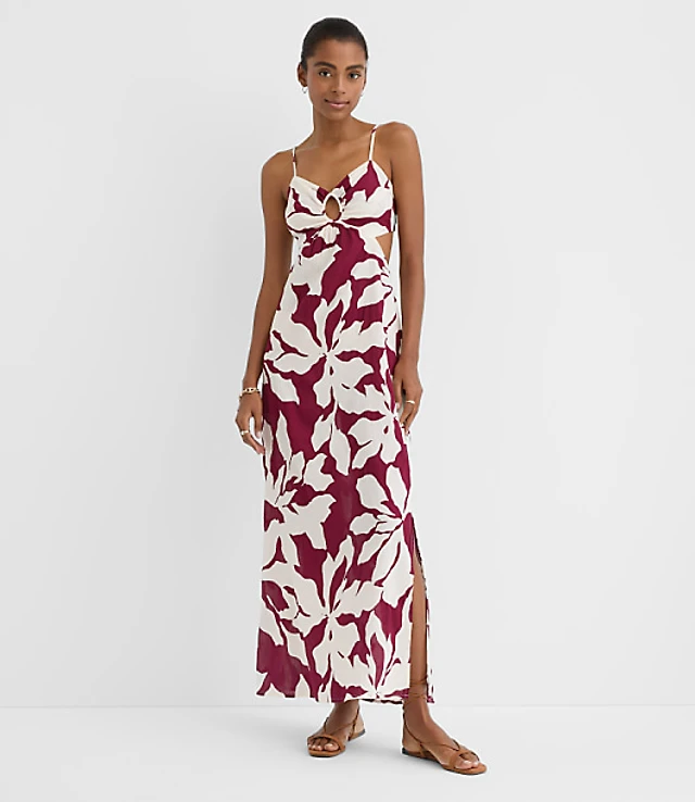 reformation chime open-back maxi dress Reformation Chime Open-Back Maxi Dress