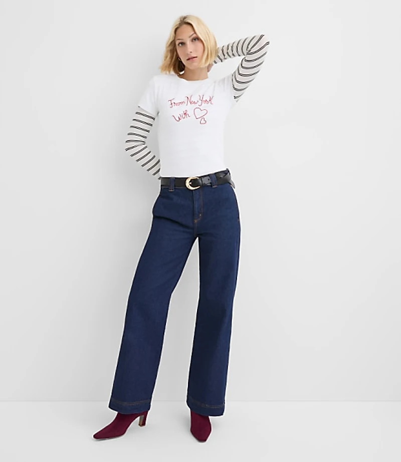 New York Love Ribbed Tee