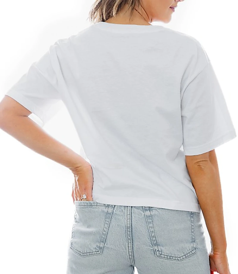 Gameday Couture Tennessee Volunteers To The Point Crop Boxy Tee