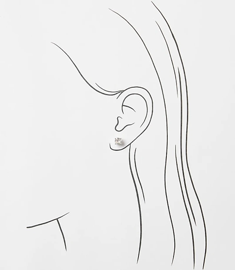Modern Sparkle Stud Earrings