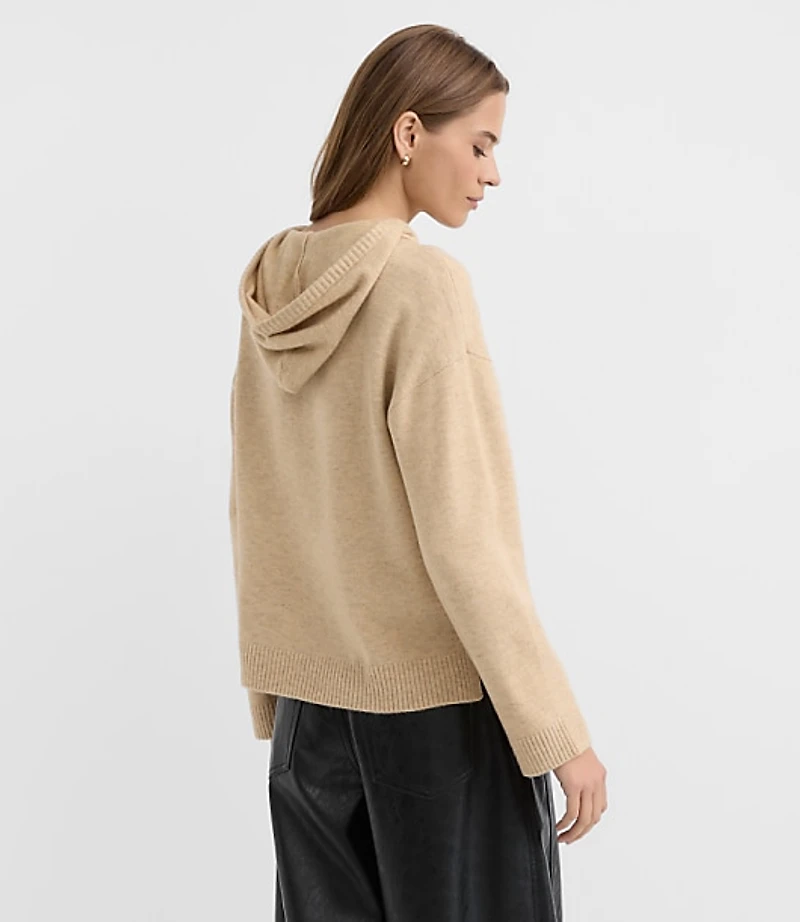 Petite Heart Hoodie Sweater
