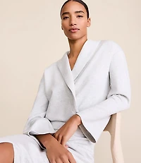 Petite Lou & Grey Heathered Scubasoft Wrap Top