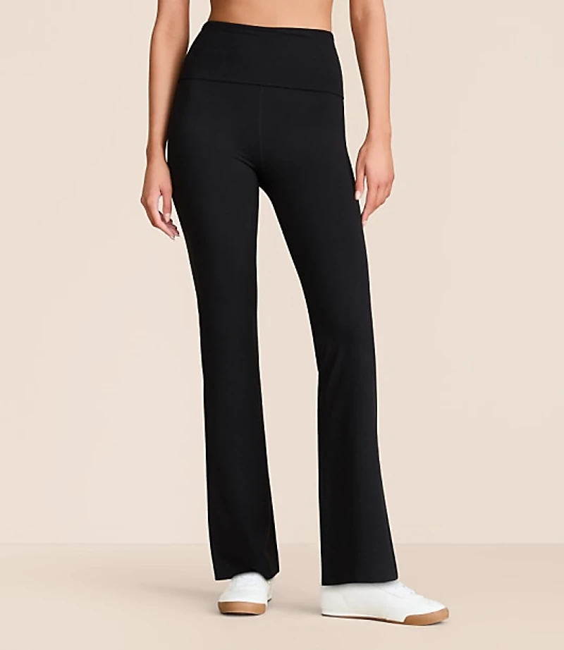 Lou & Grey Brushedsoft Foldover Flare Pants