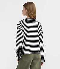 Striped Long Sleeve Modern Tee