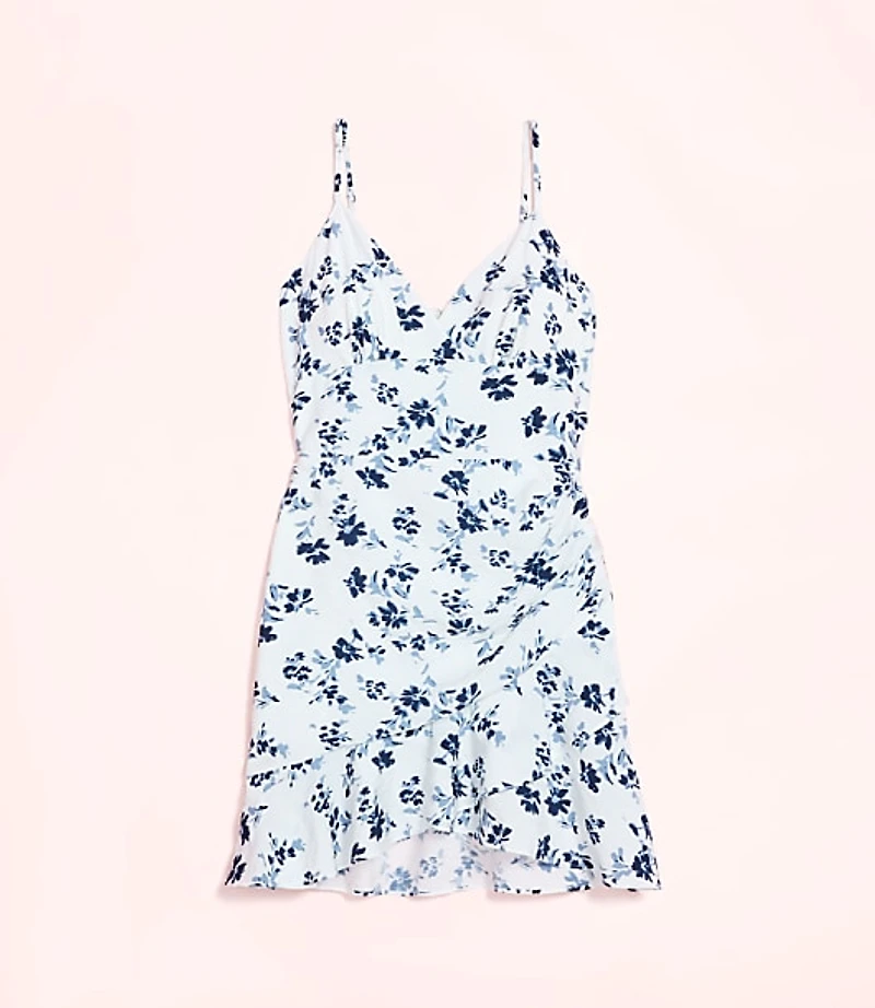 Lately Floral Ruched Mini Dress