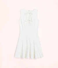 Lately Bow Flare Mini Dress