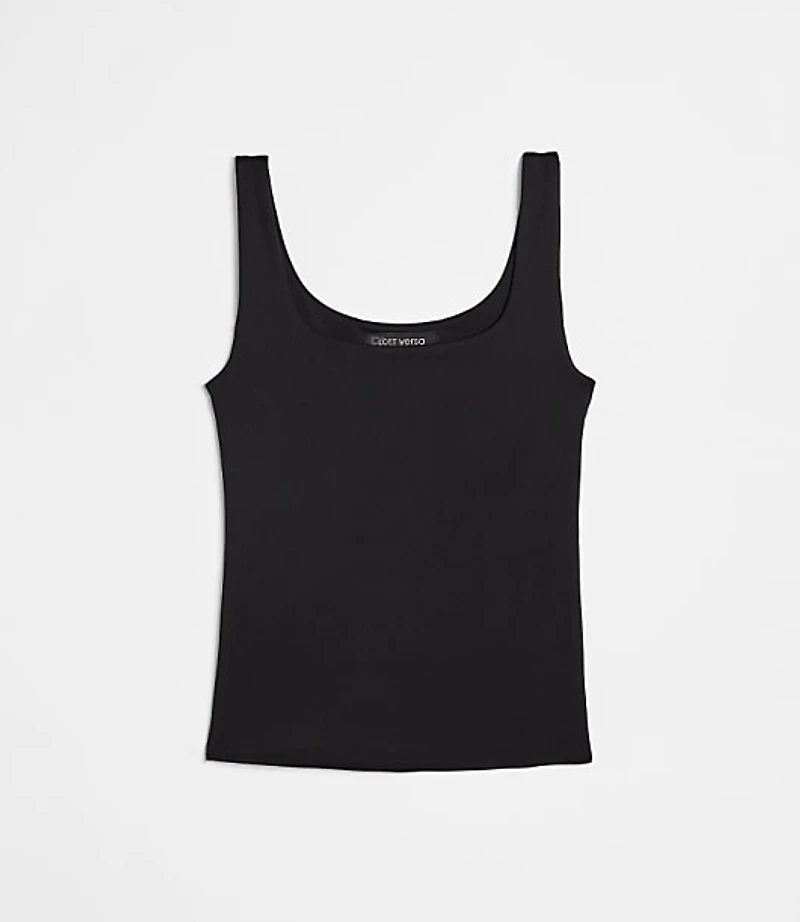 LOFT Versa 360 Knit Square Neck Tank Top