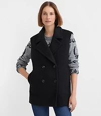 Double Breasted Sleeveless Jacket