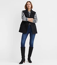 Double Breasted Sleeveless Jacket