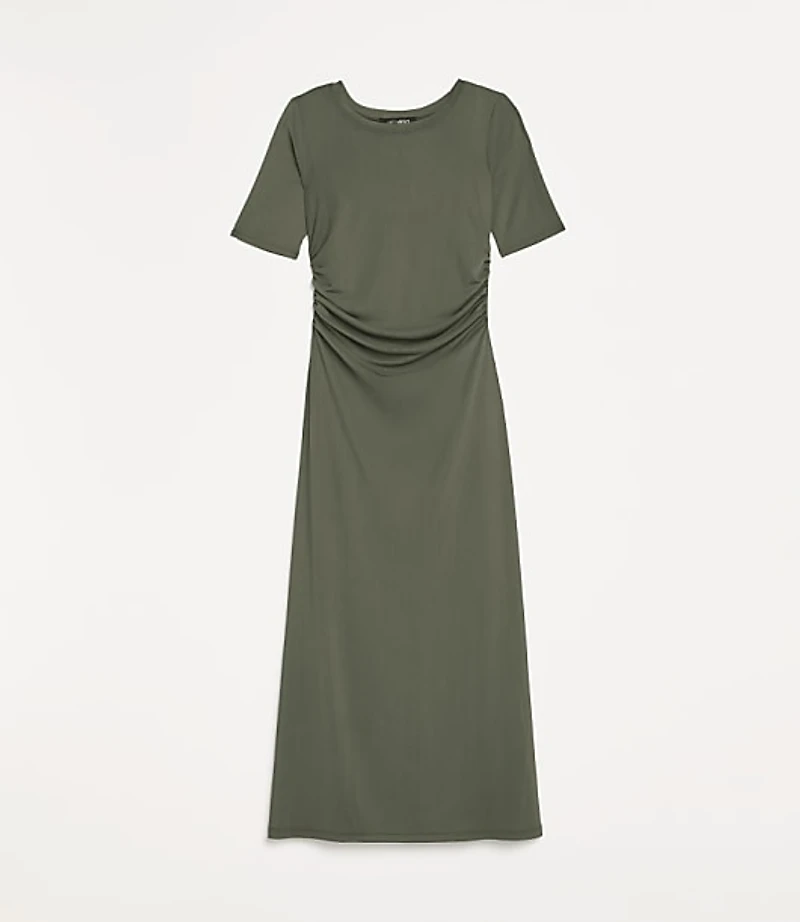 LOFT Versa Mesh Midi Dress
