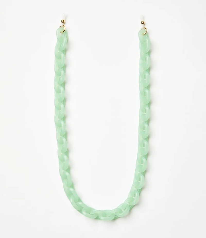 Resin Chain Link Eyeglass Chain