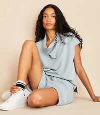 Lou & Grey Scubasoft Cowl Neck Tee