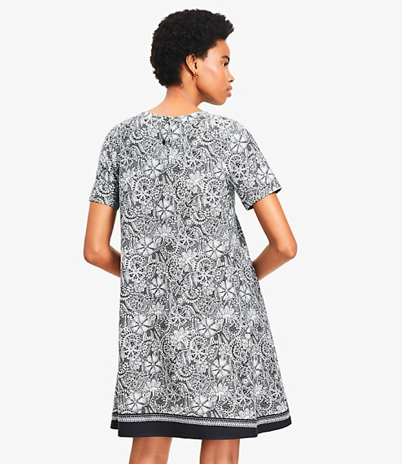 Petite Deco Mini Swing Dress