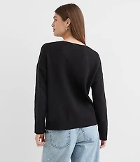 V-Neck Relaxed Everyday Sweater