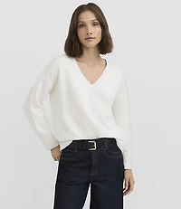 V-Neck Relaxed Everyday Sweater