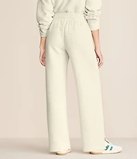 Lou & Grey Heathered Wafflestitch Straight Leg Pants