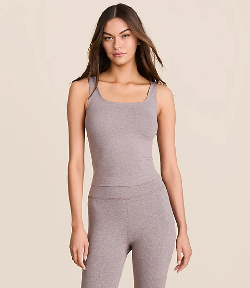Lou & Grey Heathered Brushedsoft Tank Top