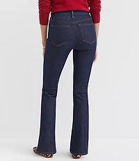 Petite Curvy Mid Rise Boot Jeans in Classic Rinse Wash