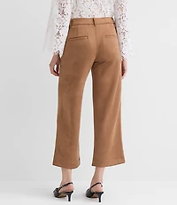 Palmer Wide Leg Pants Faux Suede