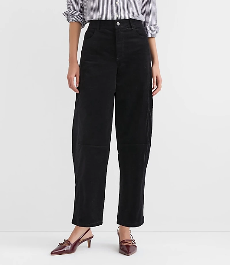 Barrel Corduroy Pants