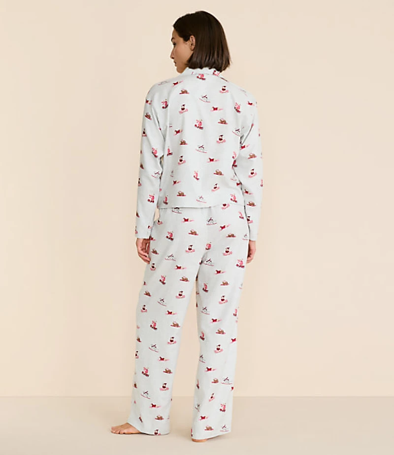 Ski Puppy Pajama Set