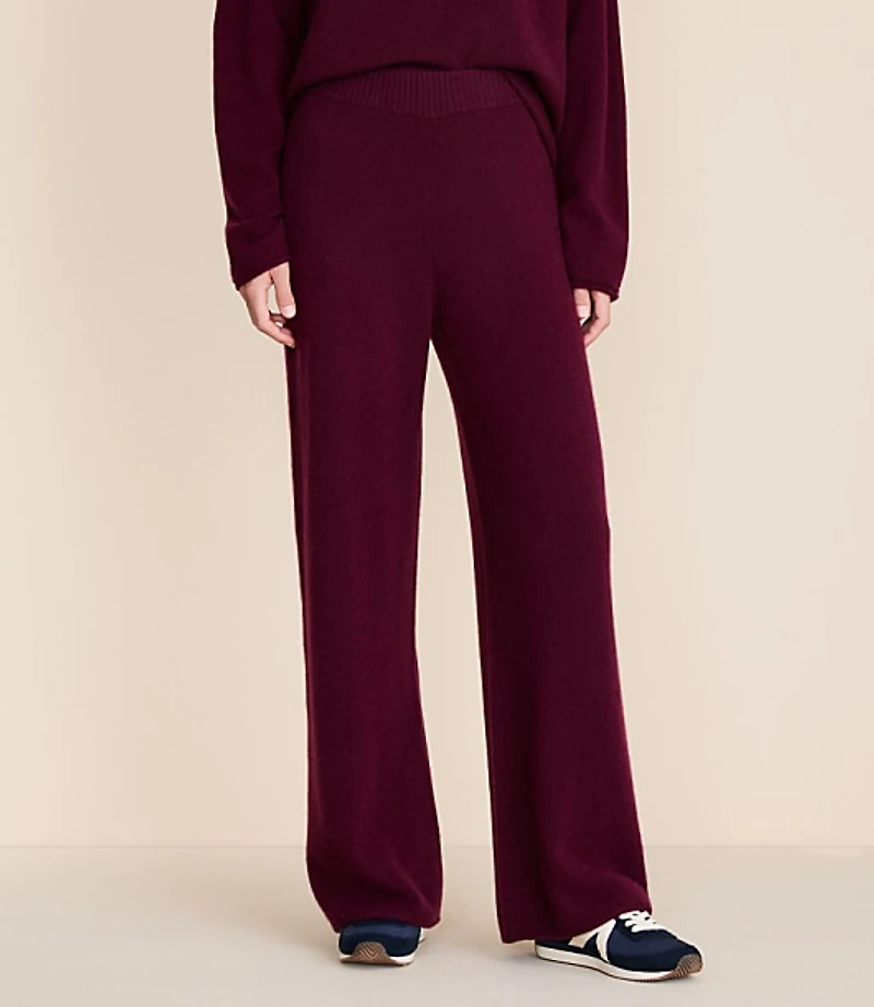 Lou & Grey Cashmere Wide Leg Pants