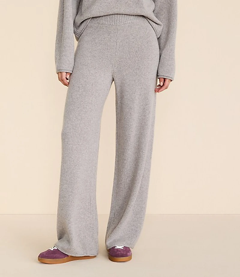 Lou & Grey Cashmere Wide Leg Pants