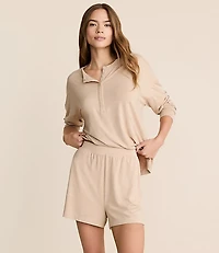 Lou & Grey Heathered Softened Modal Pajama Set