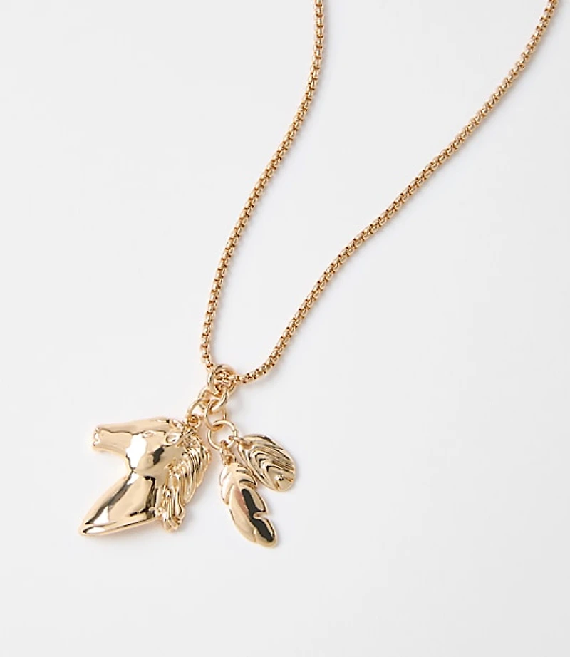 Horse Pendant Necklace