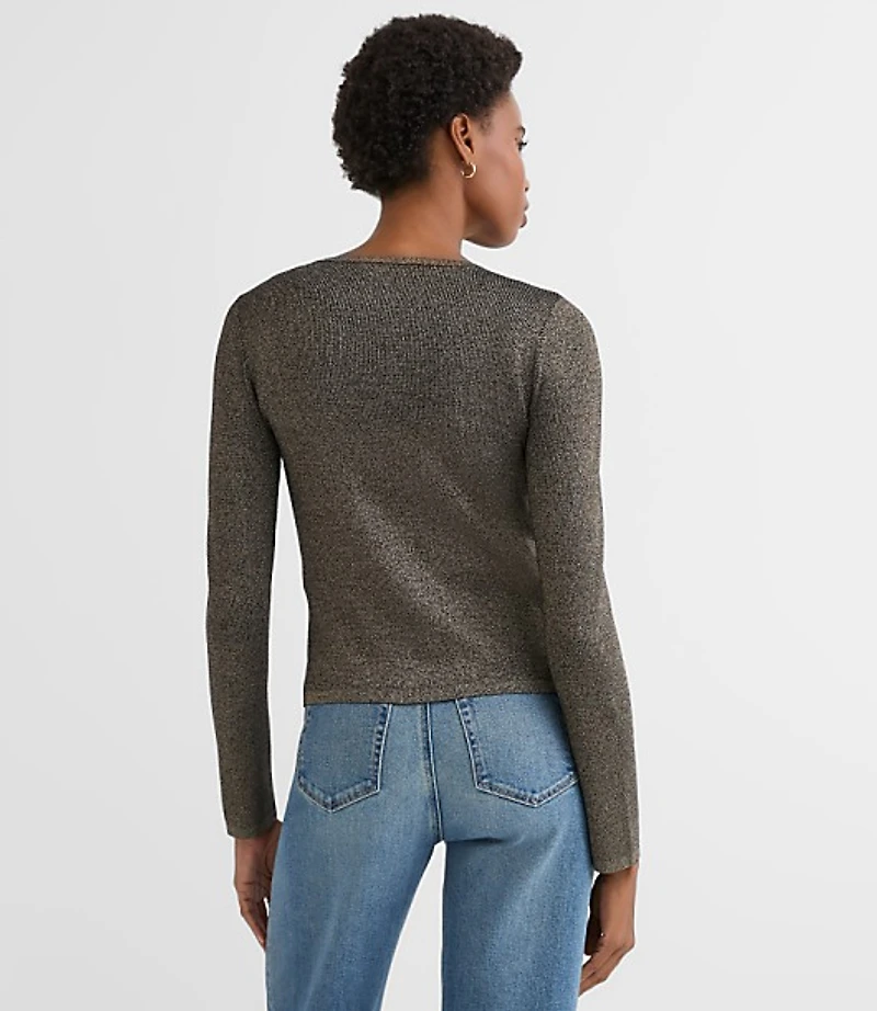Shimmer Bow Cardigan